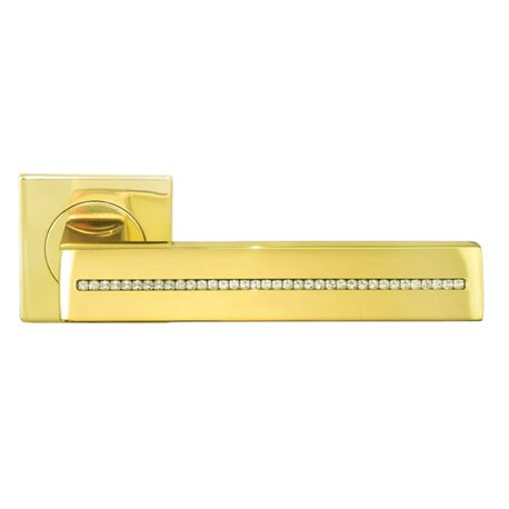 Ручка дверная Morelli Diamond Diadema золото DC-3-S OTL