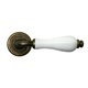 Ручка дверная Morelli Classic Ceramica бронза античная/шампань СС-3 OBA/CHAMP