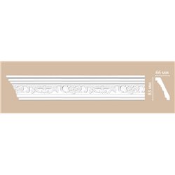 Плинтус потолочный с рисунком DECOMASTER 95036