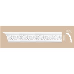 Плинтус потолочный с рисунком DECOMASTER 95323