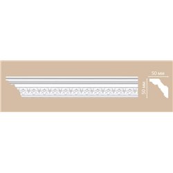 Плинтус потолочный с рисунком DECOMASTER DT9811
