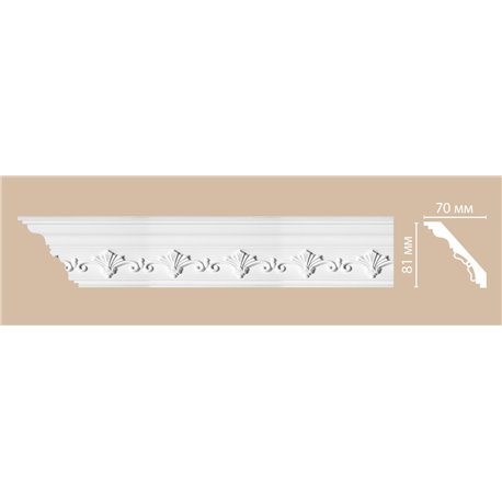 Плинтус потолочный с рисунком DECOMASTER DT9854