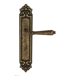 Дверная ручка Venezia "CLASSIC" на планке PL96 античная бронза