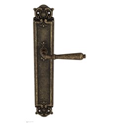 Дверная ручка Venezia "CLASSIC" на планке PL97 античная бронза
