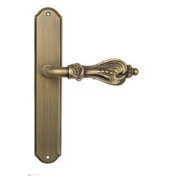Дверная ручка Venezia "FLORENCE" на планке PL02 матовая бронза