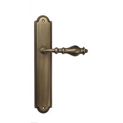 Дверная ручка Venezia "GIFESTION" на планке PL98 матовая бронза