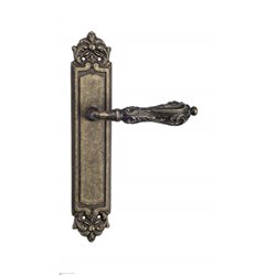 Дверная ручка Venezia "MONTE CRISTO" на планке PL96 античная бронза
