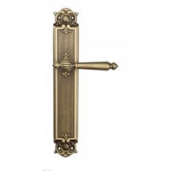 Дверная ручка Venezia "PELLESTRINA" на планке PL97 матовая бронза