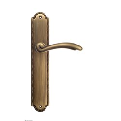 Дверная ручка Venezia "VERSALE" на планке PL98 матовая бронза