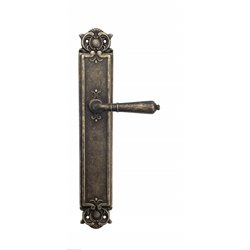 Дверная ручка Venezia "VIGNOLE" на планке PL97 античная бронза