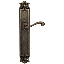 Дверная ручка Venezia "VIVALDI" на планке PL97 античная бронза