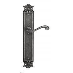 Дверная ручка Venezia "VIVALDI" на планке PL97 античное серебро