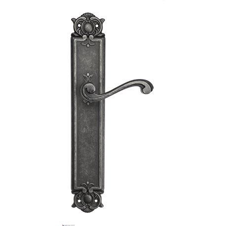 Дверная ручка Venezia "VIVALDI" на планке PL97 античное серебро
