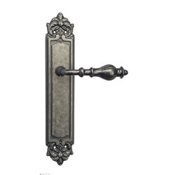 Дверная ручка Venezia "GIFESTION" на планке PL96 античное серебро