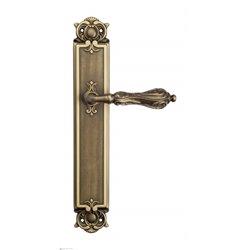 Дверная ручка Venezia "MONTE CRISTO" на планке PL97 матовая бронза