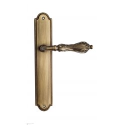 Дверная ручка Venezia "MONTE CRISTO" на планке PL98 матовая бронза