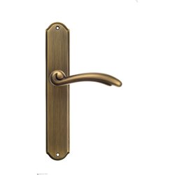 Дверная ручка Venezia "VERSALE" на планке PL02 матовая бронза