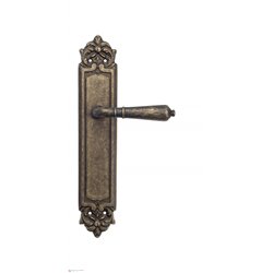 Дверная ручка Venezia "VIGNOLE" на планке PL96 античная бронза