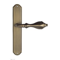 Дверная ручка Venezia "ANAFESTO" на планке PL02 матовая бронза