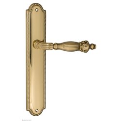 Дверная ручка Venezia "OLIMPO" на планке PL98 полированная латунь