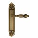 Дверная ручка Venezia "OLIMPO" на планке PL96 матовая бронза