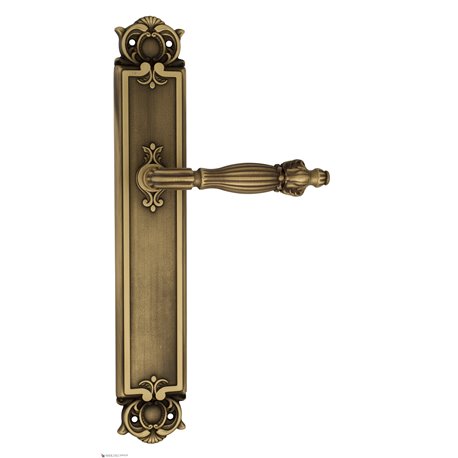 Дверная ручка Venezia "OLIMPO" на планке PL97 матовая бронза