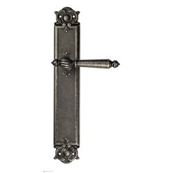 Дверная ручка Venezia "PELLESTRINA" на планке PL97 античное серебро