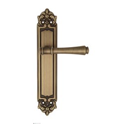 Дверная ручка Venezia "CALLISTO" на планке PL96 матовая бронза