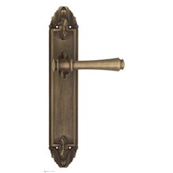 Дверная ручка Venezia "CALLISTO" на планке PL90 матовая бронза
