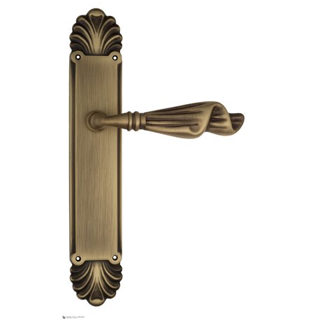 Дверная ручка Venezia "OPERA" на планке PL87 матовая бронза