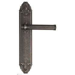 Дверная ручка Venezia "IMPERO" на планке PL90 античное серебро