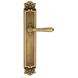 Дверная ручка Venezia "VIGNOLE" на планке PL97 матовая бронза