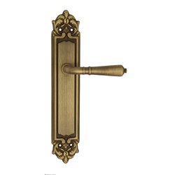 Дверная ручка Venezia "VIGNOLE" на планке PL96 матовая бронза