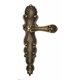 Дверная ручка Venezia "FENICE" на планке PL92 матовая бронза