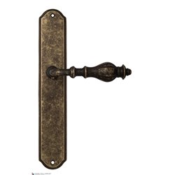 Дверная ручка Venezia "GIFESTION" на планке PL02 античная бронза
