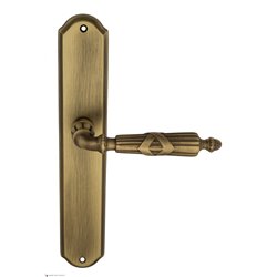Дверная ручка Venezia "ANNETA" на планке PL02 матовая бронза