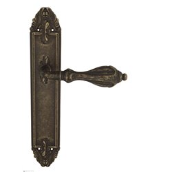 Дверная ручка Venezia "ANAFESTO" на планке PL90 античная бронза