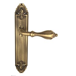 Дверная ручка Venezia "ANAFESTO" на планке PL90 матовая бронза