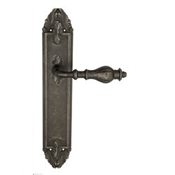 Дверная ручка Venezia "GIFESTION" на планке PL90 античное серебро