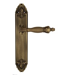 Дверная ручка Venezia "OLIMPO" на планке PL90 матовая бронза