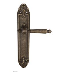 Дверная ручка Venezia "PELLESTRINA" на планке PL90 античная бронза
