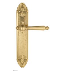 Дверная ручка Venezia "PELLESTRINA" на планке PL90 полированная латунь