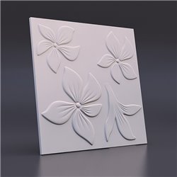 3D панель Цветок
