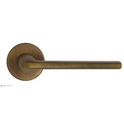 Дверная ручка на круглом основании Fratelli Cattini "LINEA" 7-BY матовая бронза
