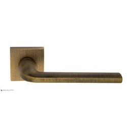 Дверная ручка на квадратном основании Fratelli Cattini "LINEA" 8-BY матовая бронза