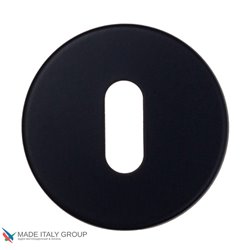 Накладка под ключ буратино на круглом основании Fratelli Cattini KEY 7FS-NM матовый черный 2 шт.