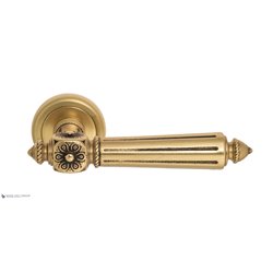 Дверная ручка Venezia "CASTELLO" D1 французское золото + коричневый