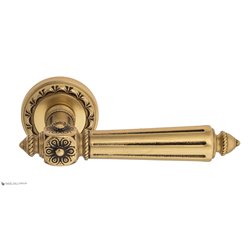 Дверная ручка Venezia "CASTELLO" D2 французское золото + коричневый