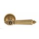 Дверная ручка Venezia "CASTELLO" D3 французское золото + коричневый