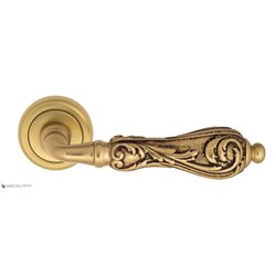 Дверная ручка Venezia "MONTE CRISTO" D1 французское золото + коричневый